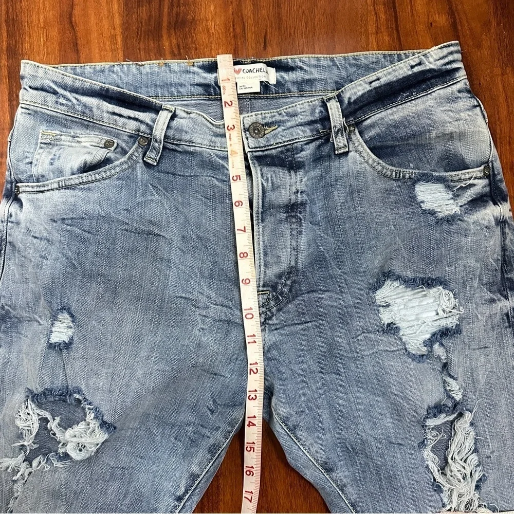 HM Coachella  Denim Jeans Pants Distressed Size 36X34